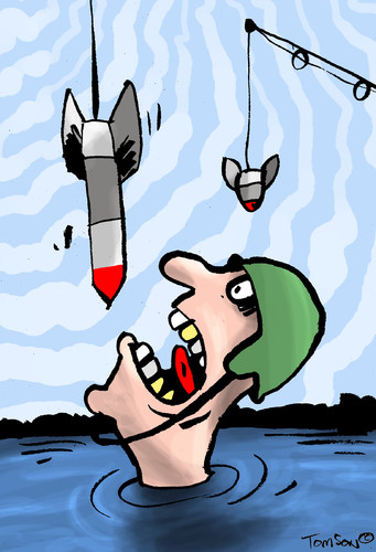 Cartoon: Peace? (medium) by to1mson tagged soldat,krieg,soldier,wa