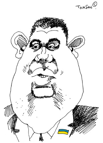 Cartoon: Wolodymir Hrojsman (medium) by to1mson tagged ukraine,ukraina,premier,rzad,regierung,prime,minister,new,nowy,neue