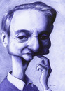 Cartoon: Roy Lichtenstein (small) by manohead tagged manohead,caricatura