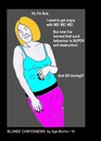 Cartoon: AM - Get Angry with Yourself (small) by Age Morris tagged agemorris,blonconfessions,blondeconfessions,sue,getangry,selfdestructive,therapy,soboring,cosmogirl,younggirl,behavior,behaviour,badgirl,girlpower
