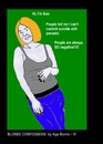 Cartoon: AM - Suicide and Panadol! (small) by Age Morris tagged agemorris,blondconfessions,blondeconfessions,sue,girlpower,commitsuicide,suicide,panadol,paracetamol,negative,people,tellme