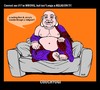 Cartoon: CouchYogi Cookie Dough (small) by MoArt Rotterdam tagged couchyogi couchtalk guru gurutalk spiritualadvice yoga religion icecream cookiedough wrong