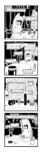 Cartoon: Ypidemi Contact (medium) by bob schroeder tagged assistent,google,alexa,siri,bot,chat,communication,iot,message,text,comics,ypidemi