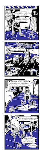 Cartoon: Ypidemi Upcycling (medium) by bob schroeder tagged upcycling,recycling,tod,gehirn,schweine,forschung,wissenschaft,comic,ypidemi
