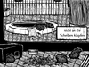 Cartoon: dahinter davor (small) by bob schroeder tagged zoo,scheibe,handlung,geschaeft,freizeit