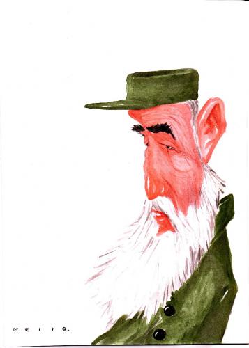 Cartoon: Fidel (medium) by Mello tagged caricature