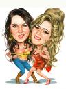 Cartoon: caricature 4 (small) by jubbileeart tagged caricature drawing