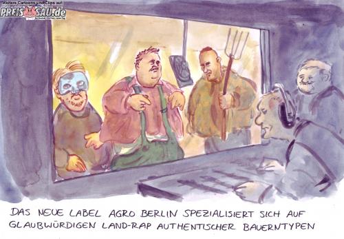 Cartoon: Nachfolger (medium) by preissaude tagged nachfolger,sido,aggro,berlin,hip,hop