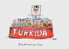 Cartoon: Türkida (small) by Skowronek tagged pegida,cem,özemir,armenien,bundestag,türkei