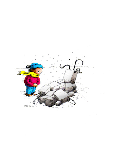 Cartoon: Das Erdbeben-2 (medium) by Mehmet Karaman tagged erdbeben,türkei