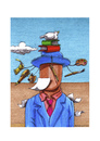 Cartoon: Künstler (small) by Mehmet Karaman tagged künstler,buch,literatur,kultur