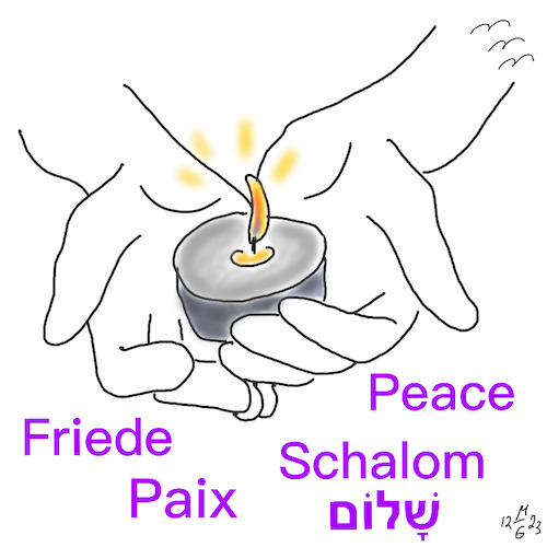 Cartoon: Ein bisschen Frieden (medium) by legriffeur tagged frieden,weltfrieden,welt,krieg,kriege,peace,shalom,paix,friedeauferden