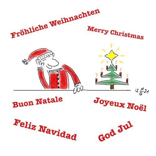 Cartoon: Merry Christmas to you (medium) by legriffeur tagged weihnachten