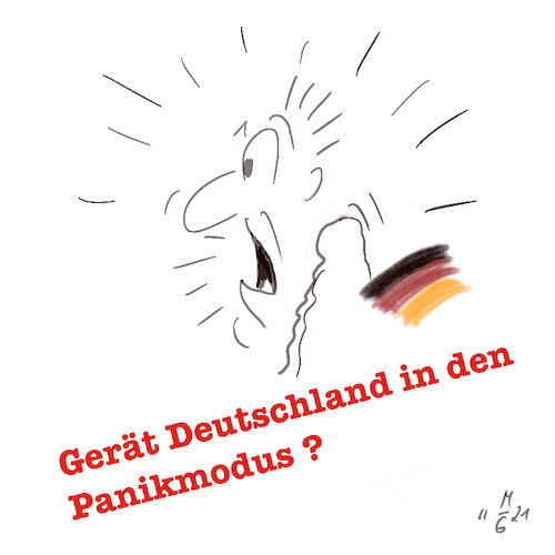 Cartoon: Panikmodus (medium) by legriffeur tagged panik,panikmodus,legriffeur61,corona,coronavirus,fallzahlen,alarmplan,deutschland,impfen,geimpfte,ungeimpfte,innenpolitik,gesundheitswesen