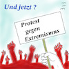 Cartoon: Und jetzt? (small) by legriffeur tagged demo,demonstration,demonstranten,demonstrieren,massenproteste,rechtsextremismus,parteien,deutschland,innenpolitik
