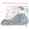 Cartoon: Unerwarteter Besuch (small) by legriffeur tagged klima,klimawandel,wetter,unwetter,natur,naturkatastrophen,hochwasser,flut,klimaveränderung