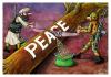 Cartoon: War And Peace (small) by Makhmud Eshonkulov tagged war,peace