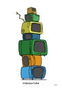 Cartoon: Fernseh (small) by Christoon tagged fernseh,turm