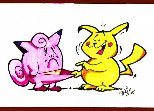 Cartoon: pokeboyz (medium) by hurd one tagged nix,in,der,hose
