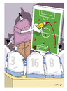 Cartoon: fussball (small) by hicabi tagged hicabi
