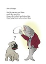 Cartoon: Der Rollmops (small) by gege tagged rollmops,mops,hering,tier,tiere,fisch,fische,hund,sinn,des,lebens