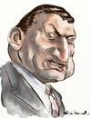 Cartoon: Mubarak (small) by Bob Row tagged mubarak egipt dictators