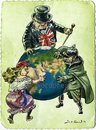 Cartoon: WW I Before (small) by Bob Row tagged france britain germany worldwari