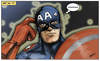 Cartoon: Captain America (small) by subbird tagged captain,america,downgrade,kreditwürdigkeit,credit,rating