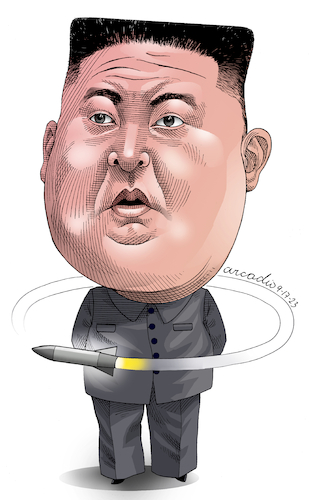 Cartoon: Kim Jong un (medium) by Cartoonarcadio tagged kim,north,korea,asia