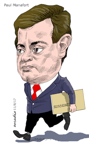 Cartoon: Paul Manafort USA (medium) by Cartoonarcadio tagged paul,manafort,usa,russiagate,courts