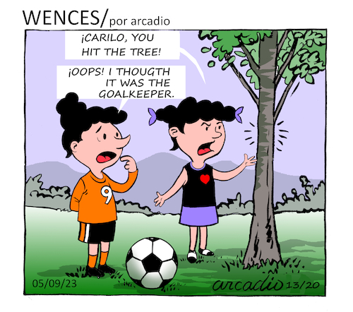 Cartoon: The adventures of Wences (medium) by Cartoonarcadio tagged cartoon