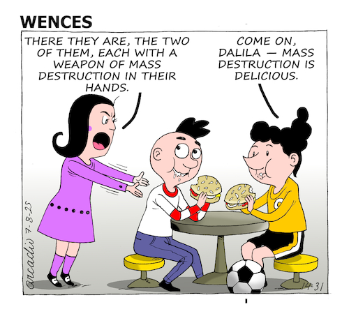 Cartoon: The Adventures of Wences (medium) by Cartoonarcadio tagged humour,comic,wences