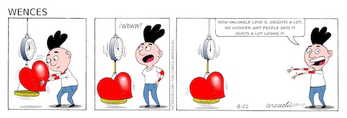 Cartoon: Wences Comic Strip (medium) by Cartoonarcadio tagged wences,comic,strip,humor