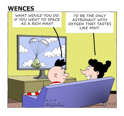 Cartoon: Wences Comic Strip (medium) by Cartoonarcadio tagged wences,comic,humor