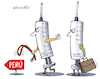 Cartoon: Anti corruption vaccine. (small) by Cartoonarcadio tagged peru vaccine corruption pandemic health government