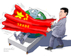 Cartoon: China tries to dominate the worl (small) by Cartoonarcadio tagged china business trade economy