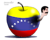 Cartoon: Corruption in Venezuela. (small) by Cartoonarcadio tagged maduro,venezuela,socialism,latin,america