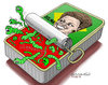 Cartoon: Dilma and corruption. (small) by Cartoonarcadio tagged brazil,dilma,corruption,justice,people,government,latin,america