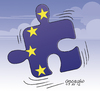 Cartoon: European community is in crisis. (small) by Cartoonarcadio tagged euro,europa,crisis,economy,finances,union