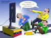 Cartoon: Maduro now wants to dialogue. (small) by Cartoonarcadio tagged maduro,venezuela,latin,america