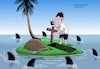 Cartoon: No possibilities. (small) by Cartoonarcadio tagged humor island cross cartoon