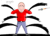 Cartoon: PUTIN BLEEDS OUT IN OIL. (small) by Cartoonarcadio tagged putin,war,ukraine,russia