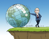 Cartoon: Putin in dangerous position (small) by Cartoonarcadio tagged putin,russia,crisis,europe,otan,usa