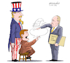 Cartoon: Putin prefers the U.S. (small) by Cartoonarcadio tagged putin,biden,usa,nato,europe