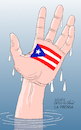 Cartoon: SOS Puerto Rico. (small) by Cartoonarcadio tagged puerto rico hurricane maria craibbean america