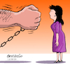 Cartoon: Stop femicide. (small) by Cartoonarcadio tagged femicide women men courts crime
