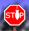 Cartoon: Stop the war. (small) by Cartoonarcadio tagged peace,gaza,israel,lebanon,iran,middle,east