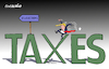Cartoon: The Trump taxes. (small) by Cartoonarcadio tagged trump taxes america us elections