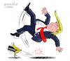 Cartoon: The unhappy call. (small) by Cartoonarcadio tagged trump washington usa us president impeachment