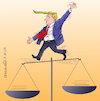 Cartoon: Trump in trouble with Justice. (small) by Cartoonarcadio tagged trump,us,justice,usa